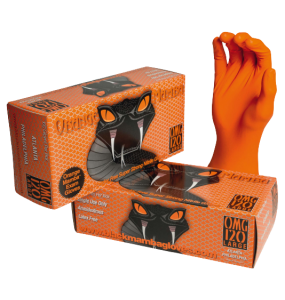 GANTS NITRILE ORANGE