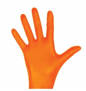 GANTS NITRILE ORANGE